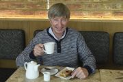 GCA Chief Executive, Peter Burks at tea!